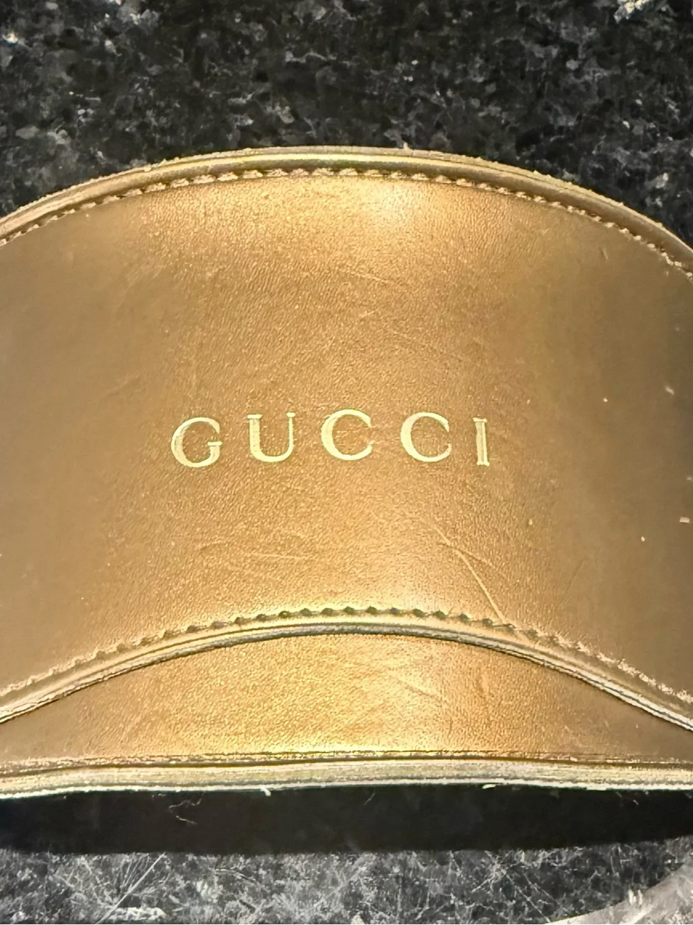 Gucci  rare vintage Women's Brown Gradient Rimless Sunglasses